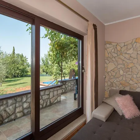Sunset With Pool And Large, Mature Garden * Labin (Istria)